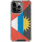 Antigua and Barbuda Flag Distressed iPhone 16 Pro Clear Case