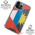 Antigua and Barbuda Flag Distressed iPhone 16 Pro Max Clear Case