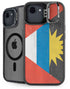 Antigua and Barbuda Flag Distressed iPhone 16e Kickstand Case