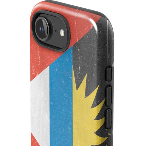 Antigua and Barbuda Flag Distressed iPhone 16e Impact Case