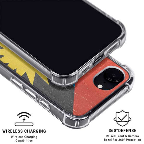 Antigua and Barbuda Flag Distressed iPhone 16e MagSafe Case