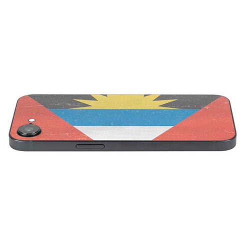 Antigua and Barbuda Flag Distressed iPhone 16e Skin