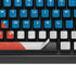 Antigua and Barbuda Flag Distressed K95 RGB PLATINUM Mechanical Gaming Keyboard Skin