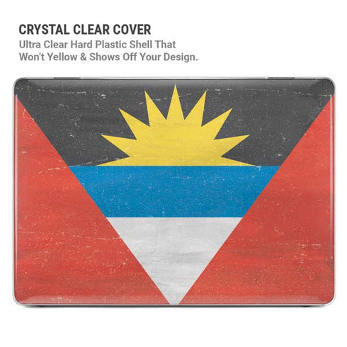 Antigua and Barbuda Flag Distressed MacBook Cases