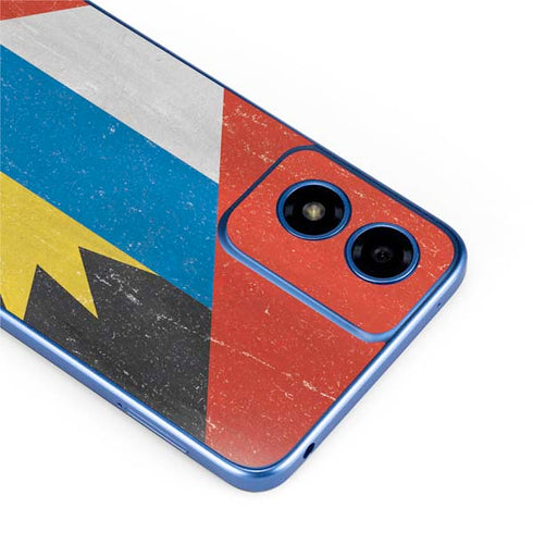 Antigua and Barbuda Flag Distressed Moto G Play 4G (2024) Skin