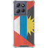Antigua and Barbuda Flag Distressed Moto G Play 5G (2025) Clear Case