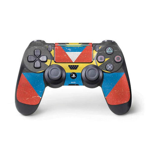 Antigua and Barbuda Flag Distressed PlayStation PS4 Skins