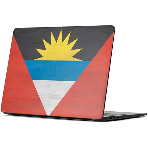 Antigua and Barbuda Flag Distressed Surface Laptop 7 15in Skin