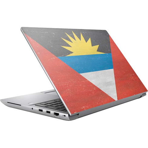 Antigua and Barbuda Flag Distressed HP ZBook Fury 16 G10 Skin