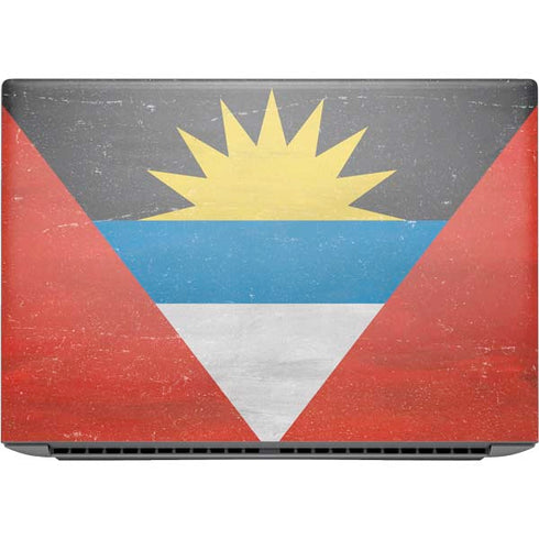 Antigua and Barbuda Flag Distressed HP ZBook Fury 16 G10 Skin