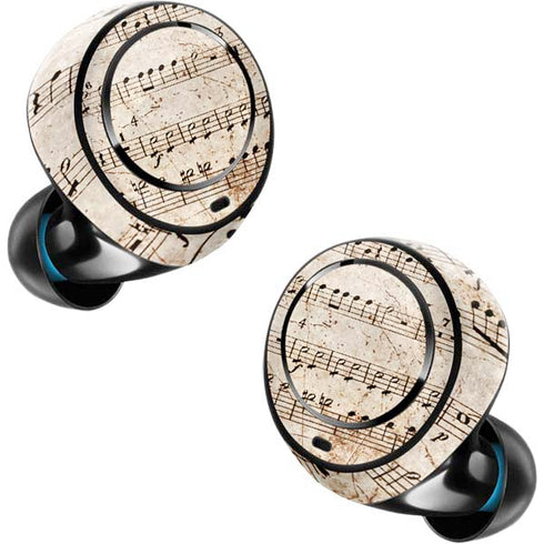 Antique Notes Amazon Echo Buds Skin