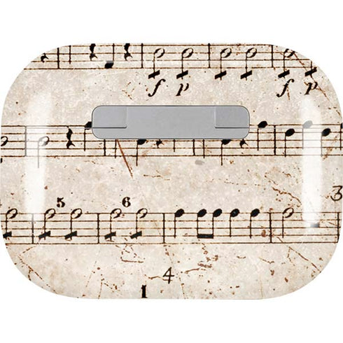 Antique Notes AirPods Skins