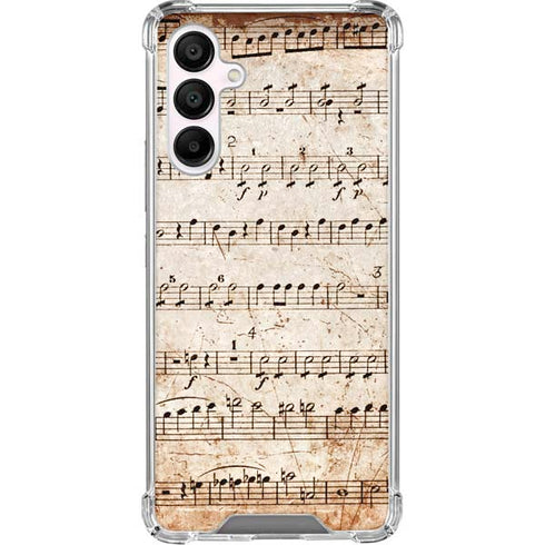 Antique Notes Galaxy A16 5G Clear Case