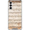 Antique Notes Galaxy A16 5G Clear Case