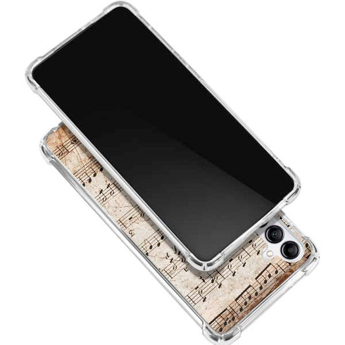 Antique Notes Galaxy A16 5G Clear Case