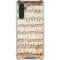 Antique Notes Galaxy A17 Clear Case