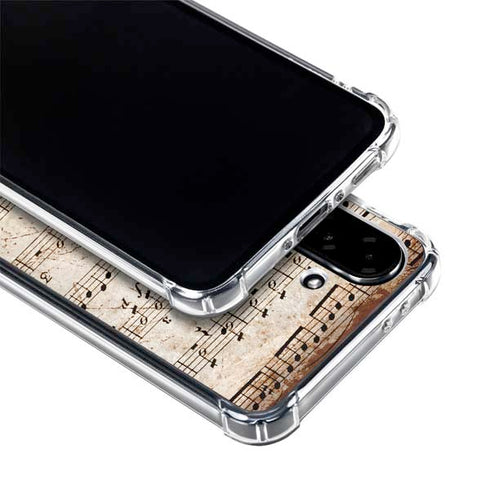 Antique Notes Galaxy A36 5G Clear Case