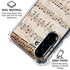 Antique Notes Galaxy A36 5G Clear Case