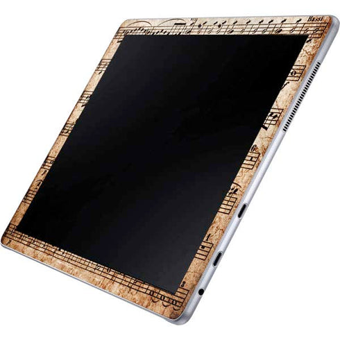 Antique Notes Galaxy Book 12in Skin