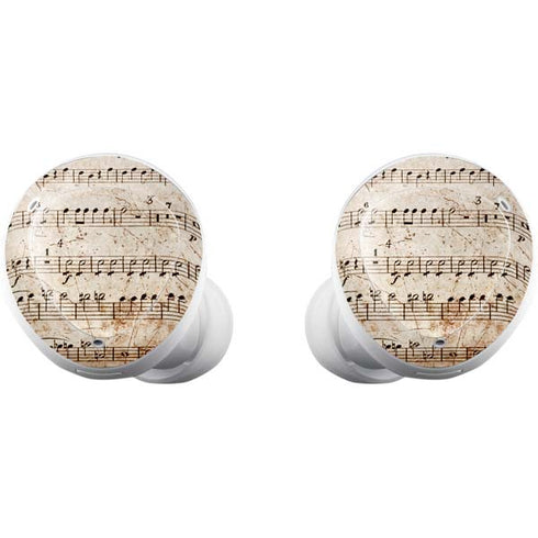 Antique Notes Galaxy Buds Plus Skin