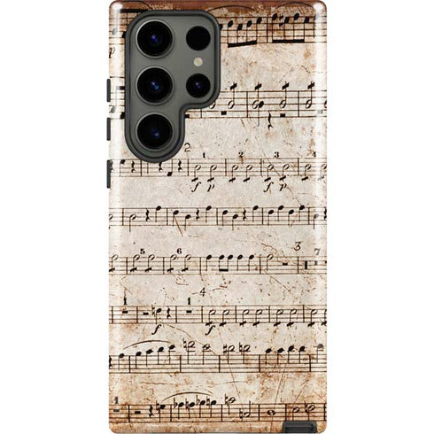 Antique Notes Galaxy S23 Ultra Pro Case