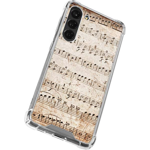 Antique Notes Galaxy S24 FE Clear Case