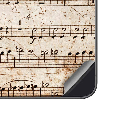 Antique Notes Galaxy S24 Plus Skin