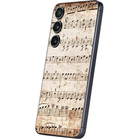 Antique Notes Galaxy S24 Skin