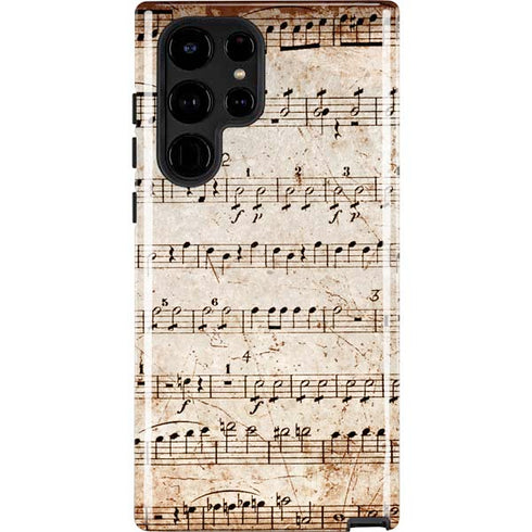 Antique Notes Galaxy S25 Ultra Impact Case