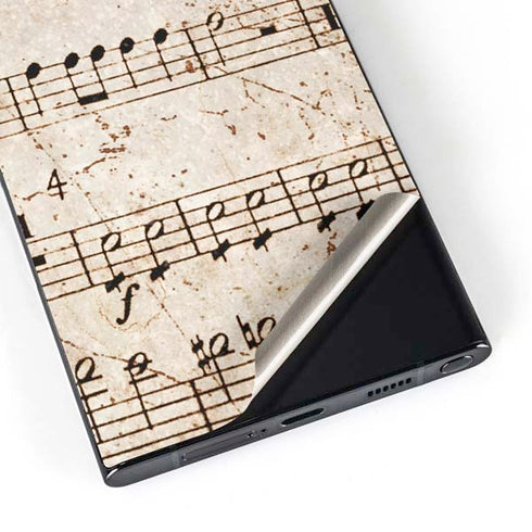 Antique Notes Galaxy S25 Ultra Skin