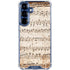 Antique Notes Galaxy S25 Clear Case