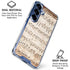 Antique Notes Galaxy S25 Plus Clear Case