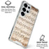 Antique Notes Galaxy S25 Ultra Clear Case