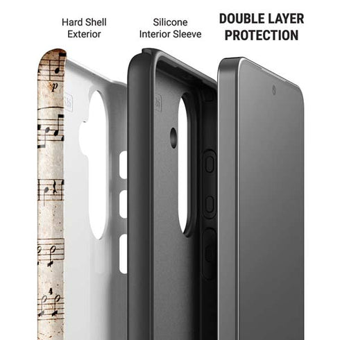 Antique Notes Galaxy S26 Impact Case