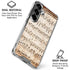 Antique Notes Galaxy S26 Plus Clear Case