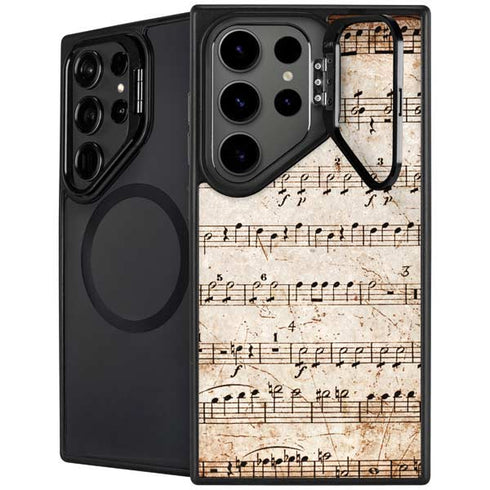 Antique Notes Galaxy S26 Ultra Kickstand Case