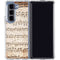 Antique Notes Galaxy Z Fold5 5G Clear Case