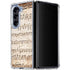 Antique Notes Galaxy Z Fold5 5G Clear Case