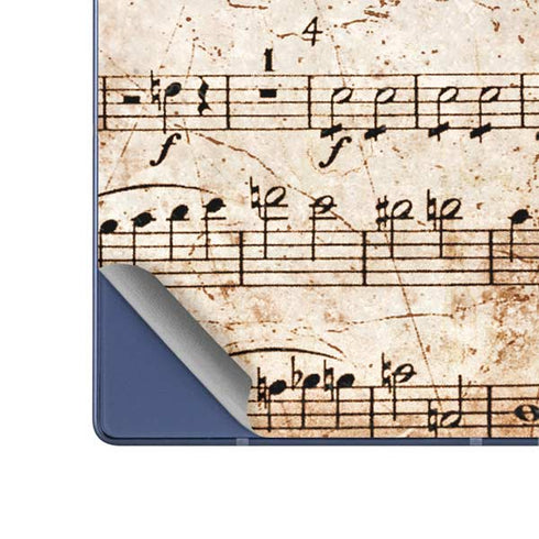 Antique Notes Galaxy Z Fold6 Skin