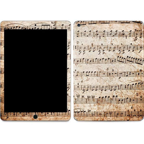 Antique Notes iPad Skins