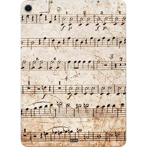 Antique Notes Apple iPad Air Skin