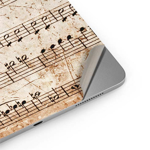 Antique Notes Apple iPad Air Skin