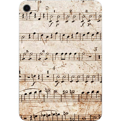 Antique Notes Apple iPad Mini Skin