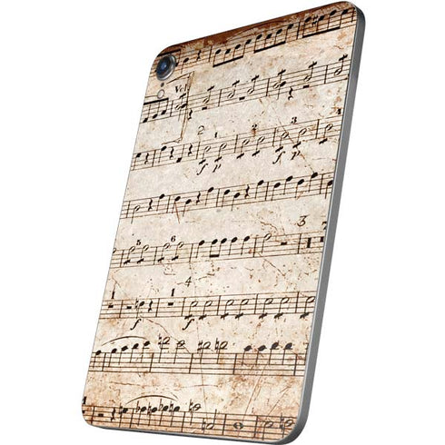 Antique Notes Apple iPad Mini Skin