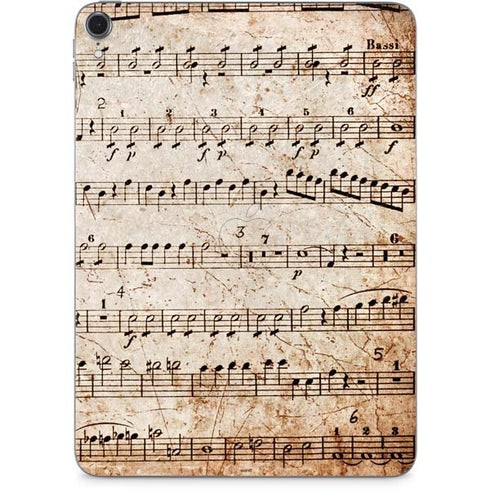Antique Notes Apple iPad Pro Skin