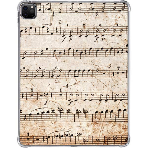 Antique Notes iPad Pro 11in (2024) Clear Case
