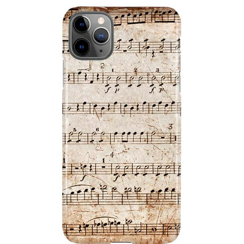 Antique Notes iPhone Cases