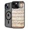 Antique Notes iPhone 13 Kickstand Case
