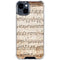 Antique Notes iPhone 15 Clear Case