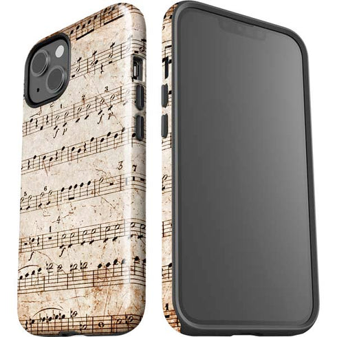 Antique Notes iPhone 15 Impact Case